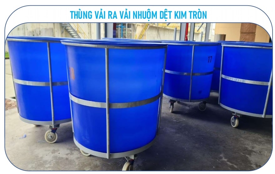 Thùng ra vải dệt kim tròn